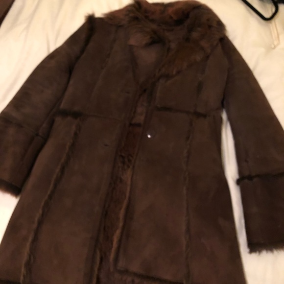 Shearling jacket size 36. Reversible. - Picture 3 of 3